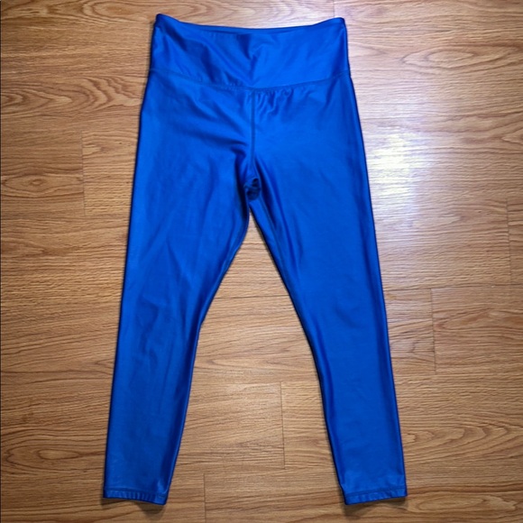 Zyia Blue Metallic Light n Tight Hi-Rise 7/8 24" NWOT - Picture 7 of 14